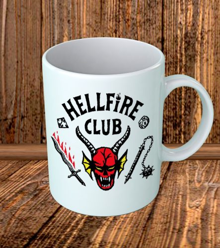 Stranger Things - Hellfire club - Pokol tüze klub bögre