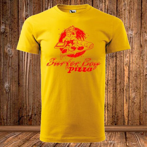 Surfer boy pizza - Stranger Things póló